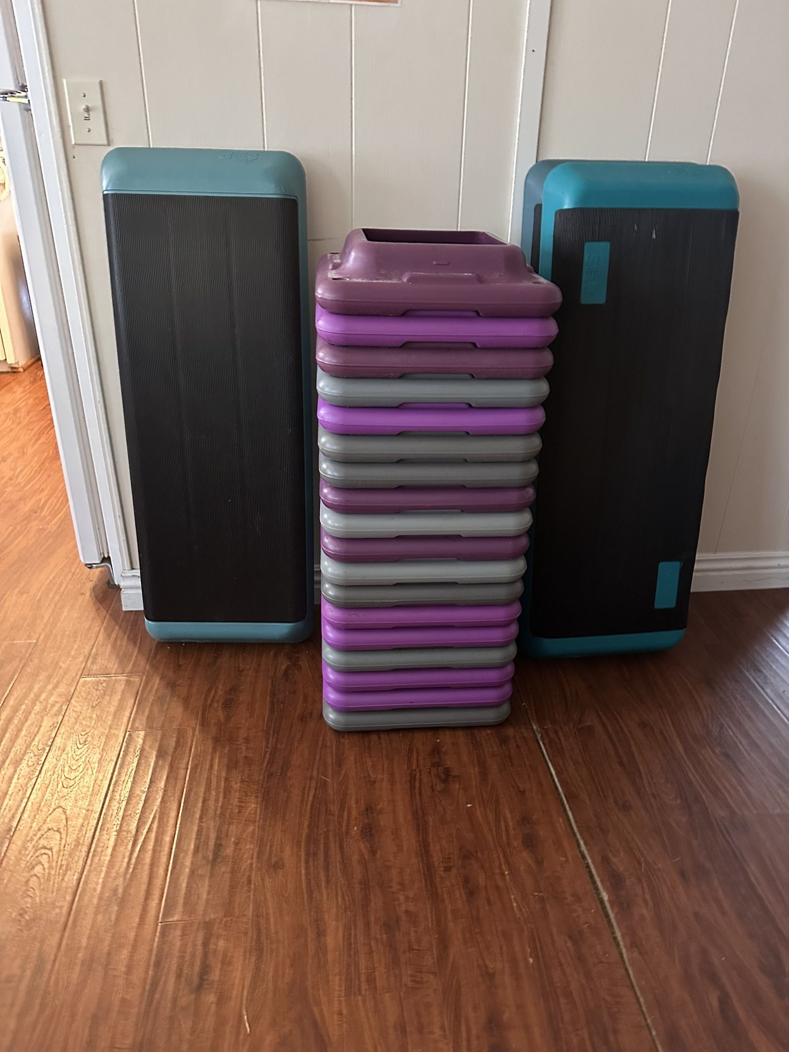 Aerobic Exercise Workout Step Platform with Risers