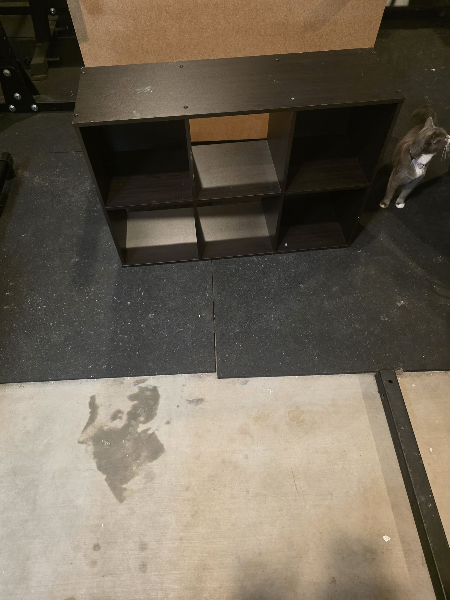 Dark Wood 6-Cube Organizer