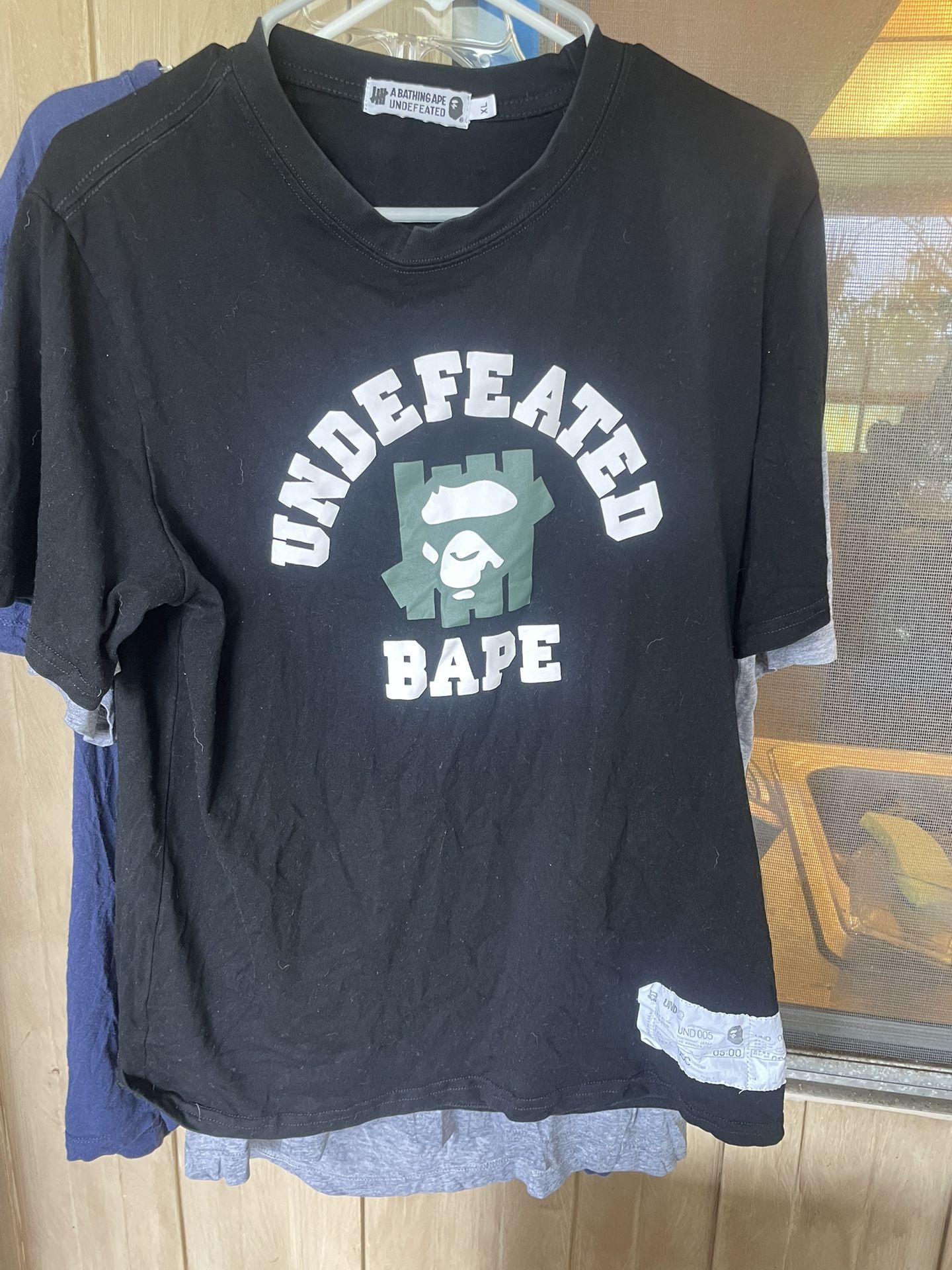 Undefeated Bape T Shirt