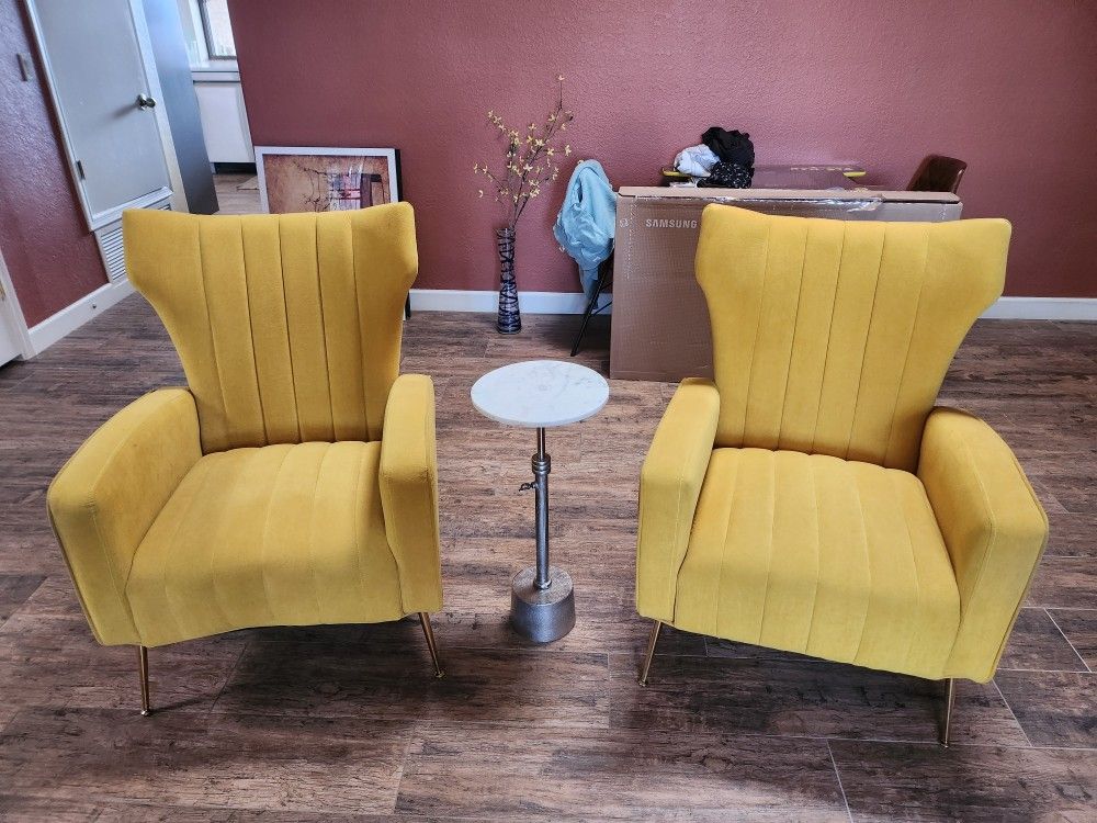 Two Chairs With Table