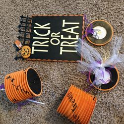 Trick or Treat Halloween decorations