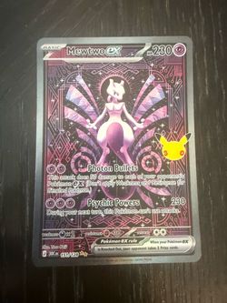 Pokémon TCG Mewtwo ex 151/128 30th Anniversary SIR
