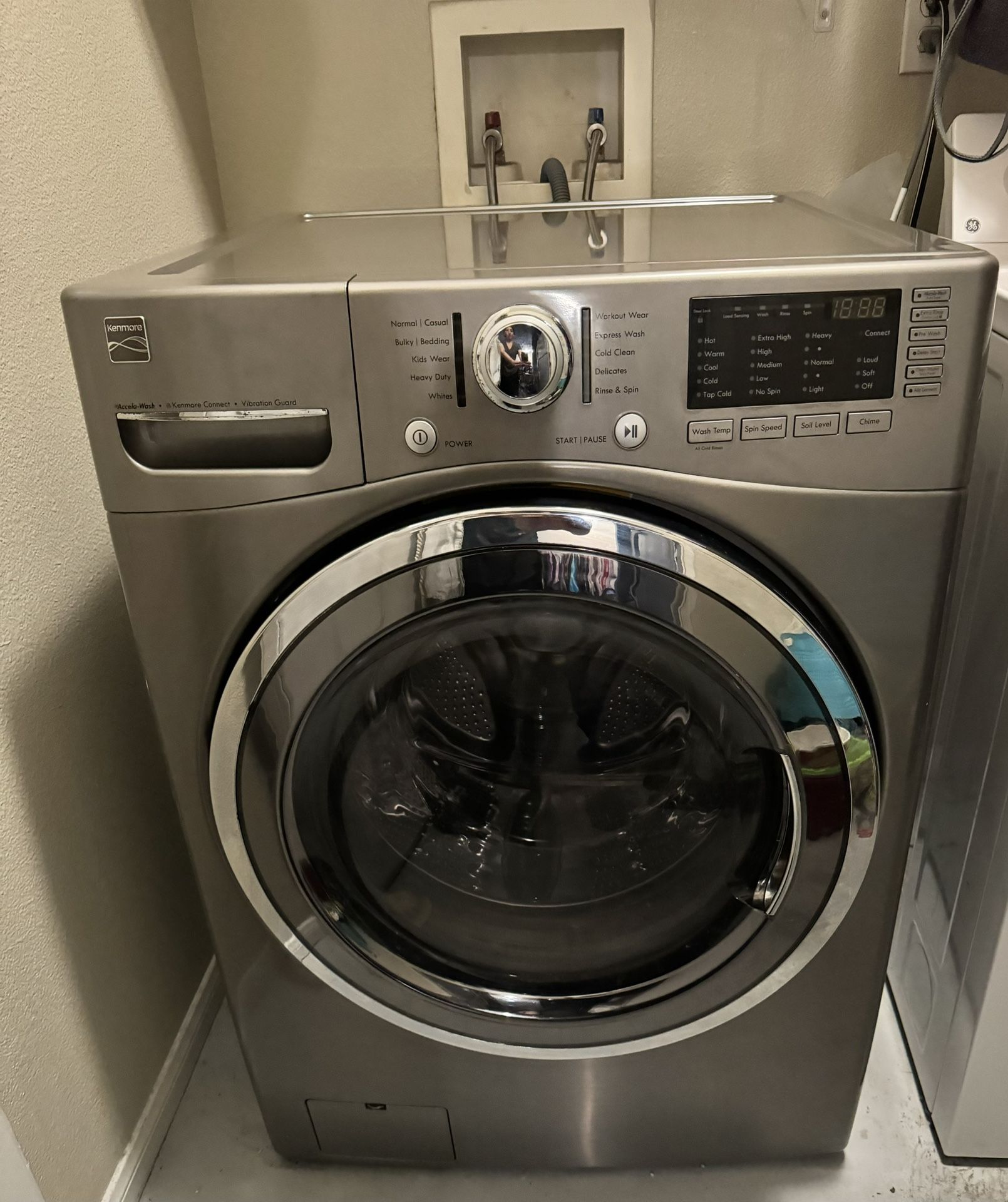 Kenmore Accela Connect Washer and Electric Dryer Model 41393 4.5 cu ft.