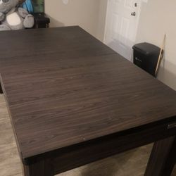 Dining Ping Pong Pool Table and Seats