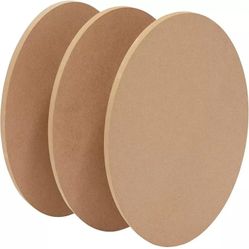 Unleash your creativity with these high-quality, ultralight round MDF blanks! NEW! Ultralight Round MDF Blanks - 12" & 16" - Craft & DIY Ready!