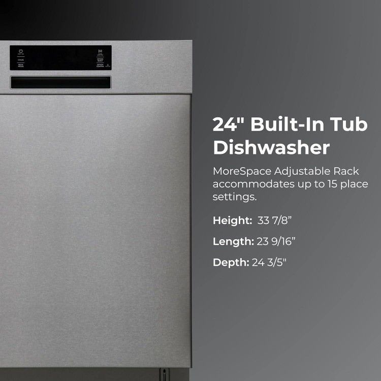 New Kenmore Dishwasher 24" Stainless Steel 