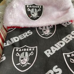 NFL Raiders Homemade Stocking. New