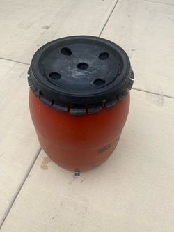 Plastic Barrel Drum with Lid