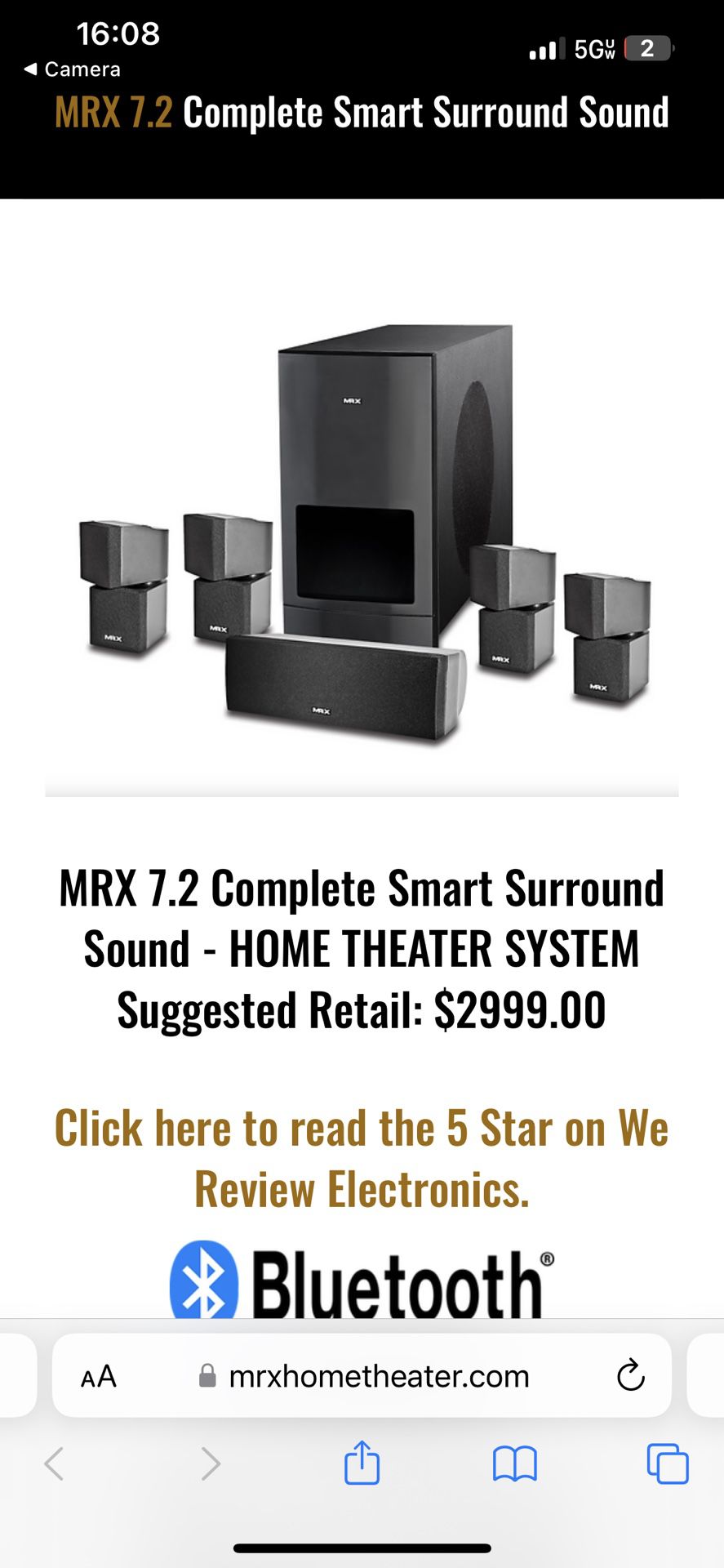 Smart System Home Theatre Sound System  (Moving This Week And Need To Sell)