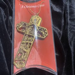 A Christmas Cross Christmas Tree Ornament