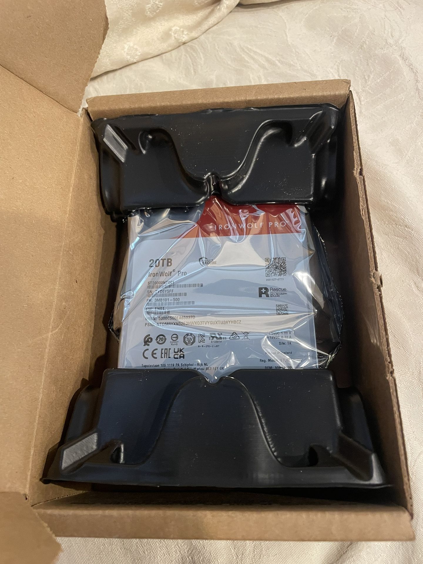 Seagate Ironwolf Pro 20TB storage