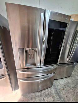 LG Door‑in‑Door French Door w/ Dual Freezer Drawers – Clean, Ready