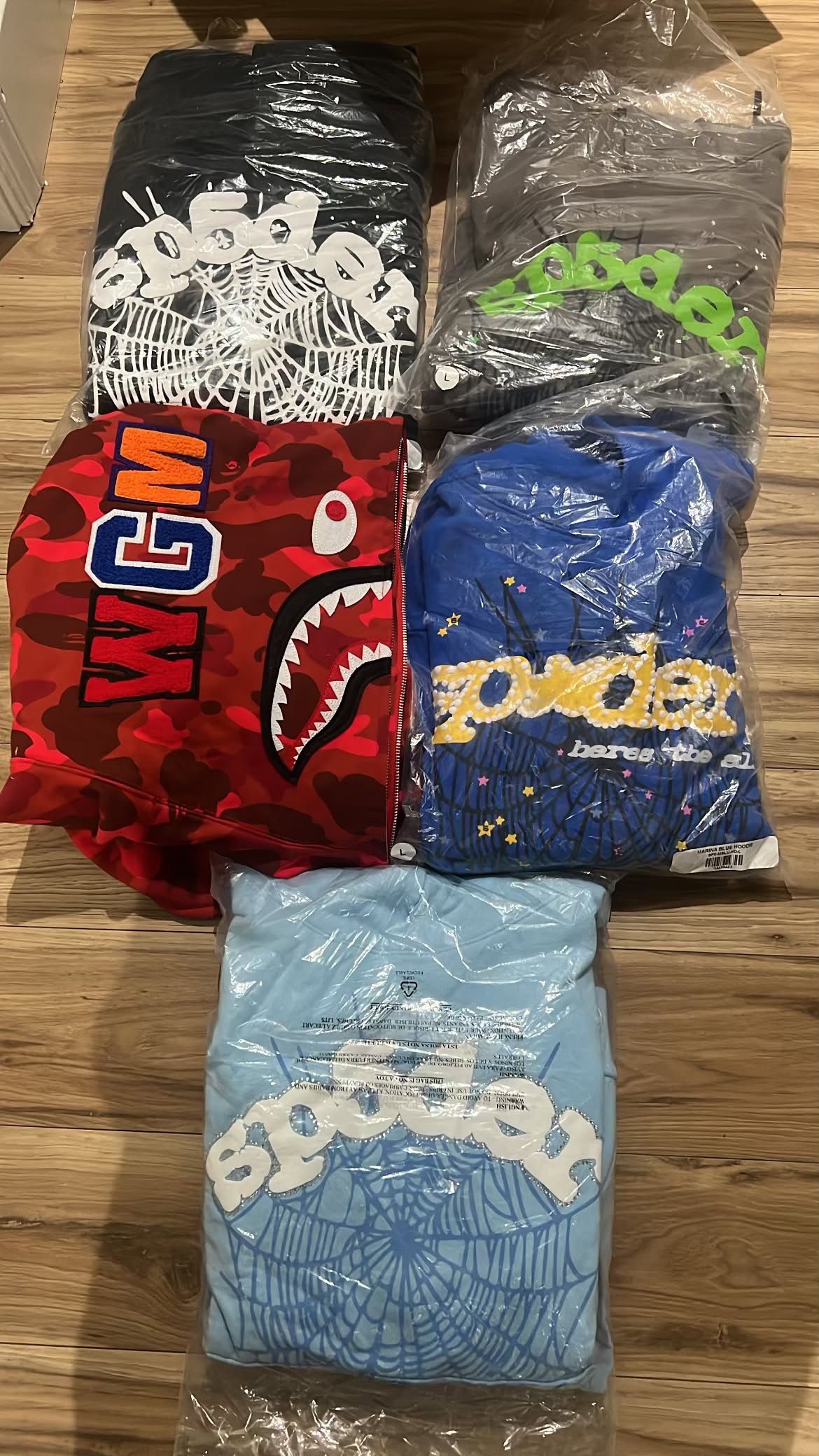 Spider , Bape Hoodies