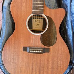 Martin Gpc-x2e Macassar Acoustic/Electric Guitar W Padded Case GPCX2

