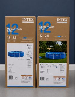 12FT Metal Frame Pool Set