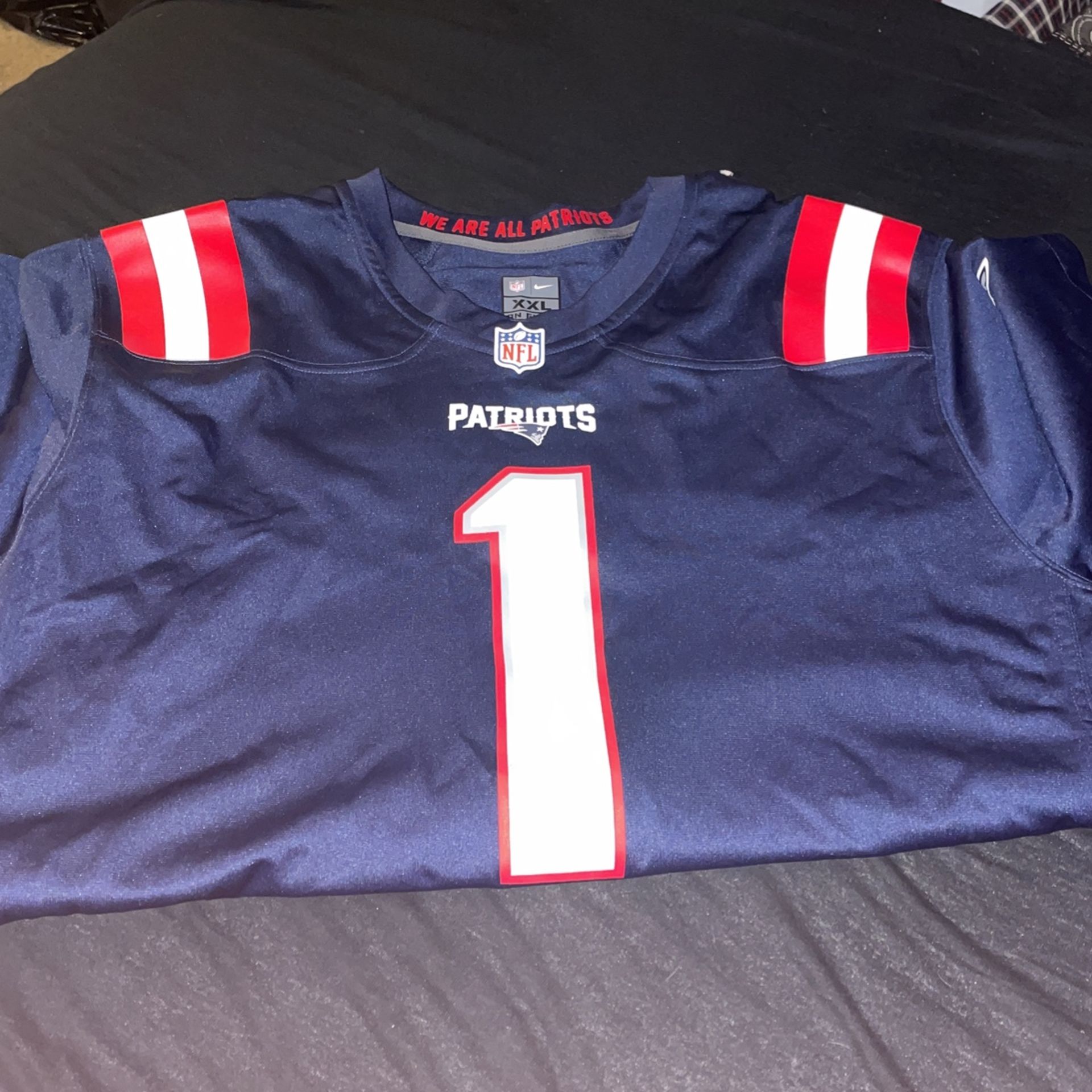 Patriots Jersey #1Cam Newton