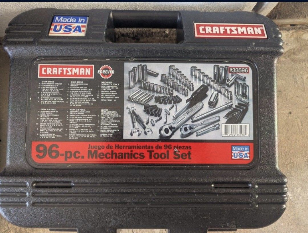 Craftsman 96 pc Mechanics Tool Set - Brand New Never Used 