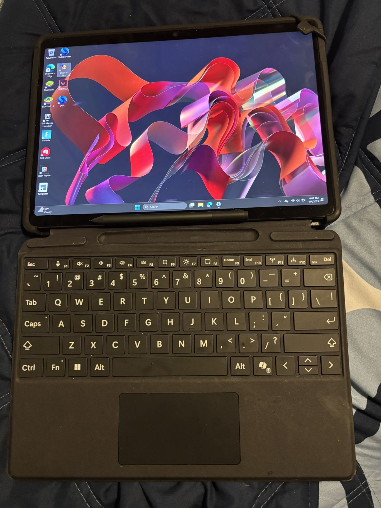 Microsoft Surface 10 For Business Pen And Keyboard Included