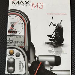 Bowflex Max Trainer M3 Black Elliptical 