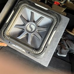 L7 Kicker Solid Basic 15” Ported Box 1800watts Ported Box  Used 