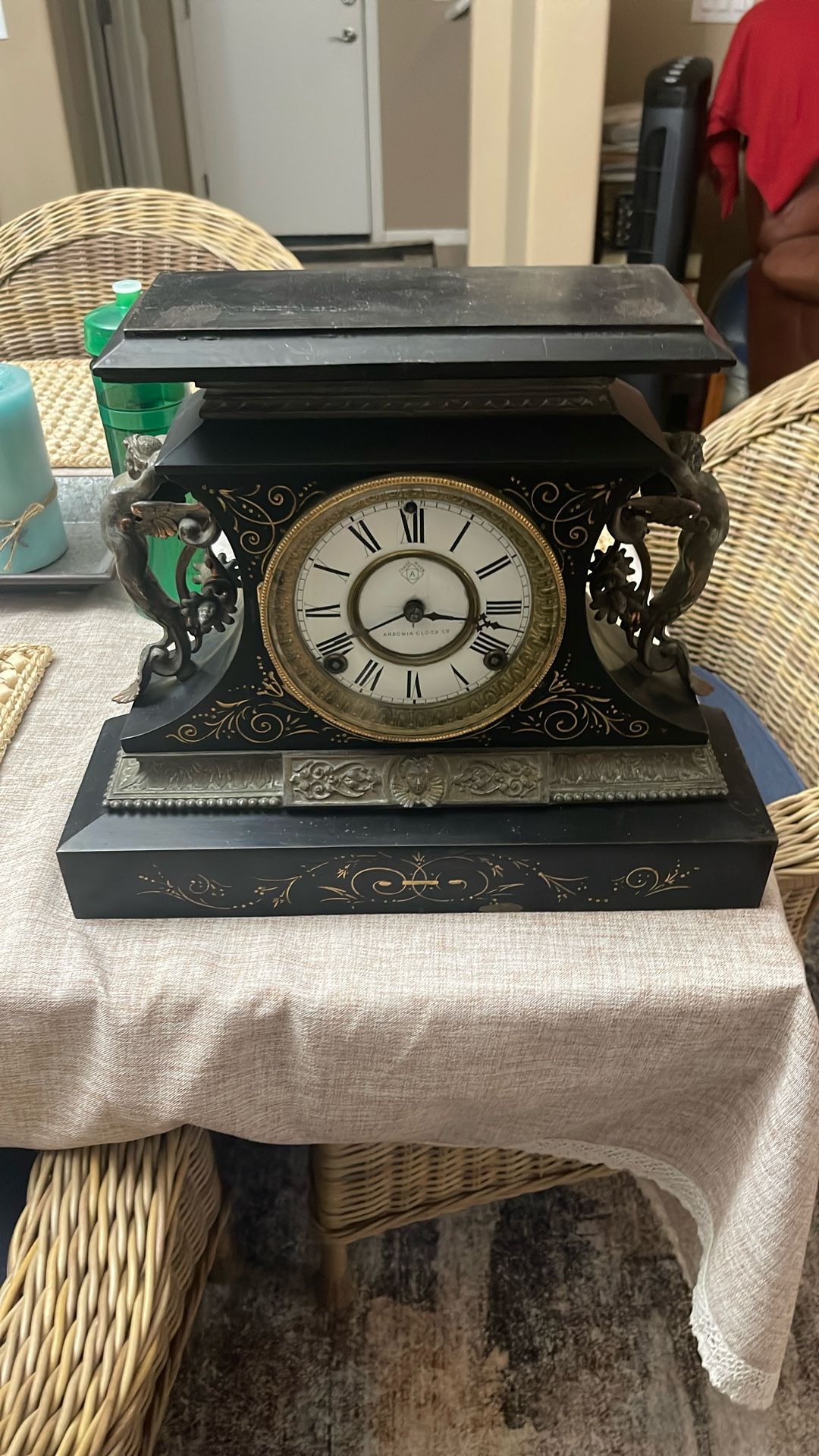Ansonia Clock co “Rosalind” Mantle Clock