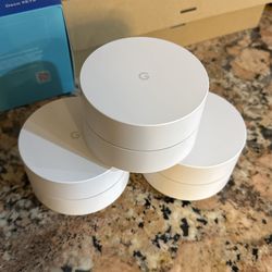 Google Mesh Wifi- 3 Units- AC1304