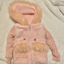 Plush Pink Jacket Size 2T 