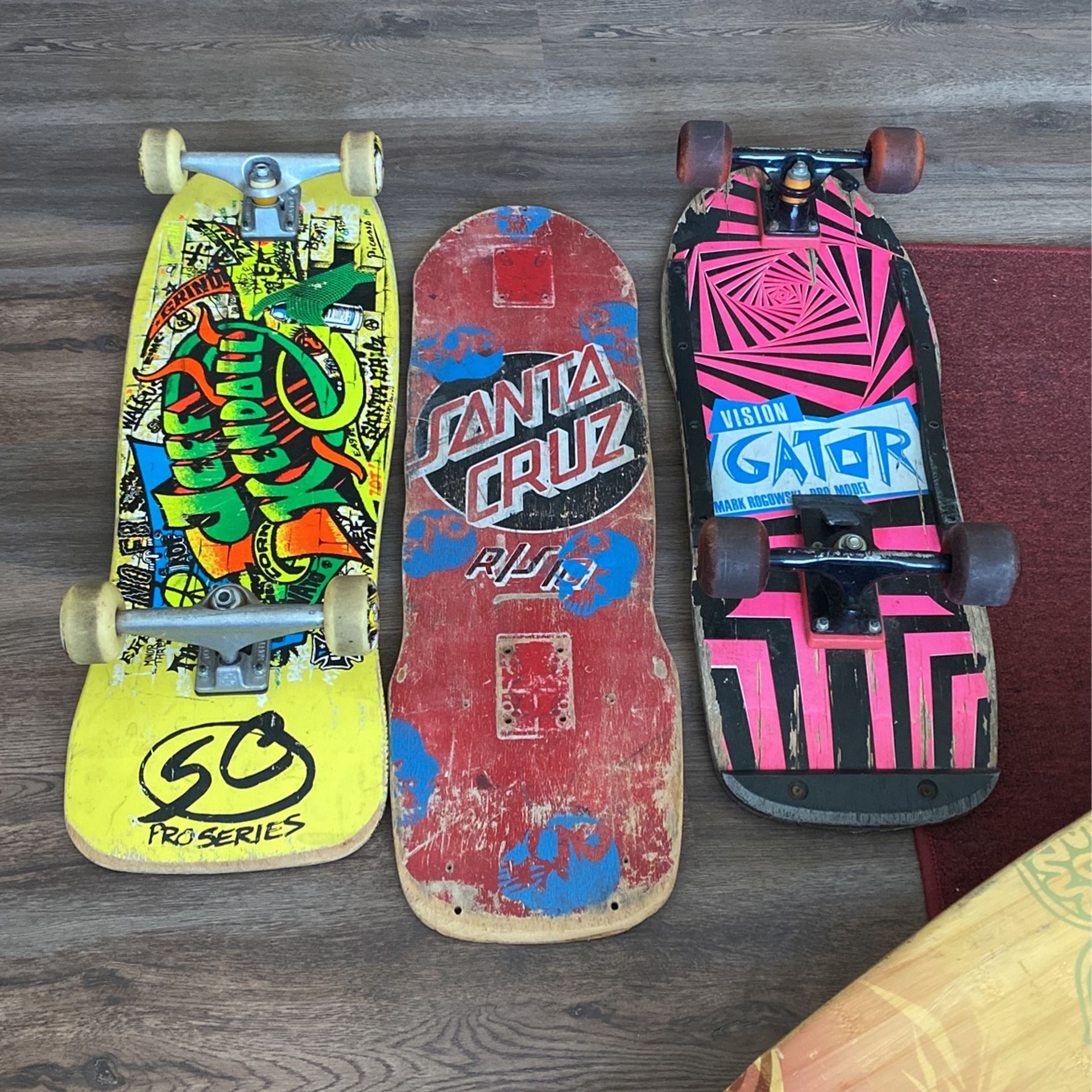 Vintage 80’s Skateboards