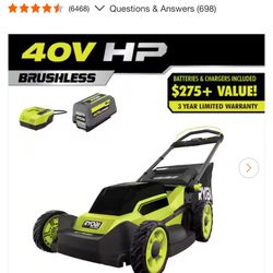  40V HP Brushless 20 in. Cordless Battery Walk 