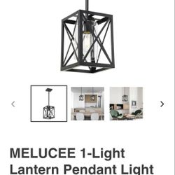 1 Hanging Pendant Light 