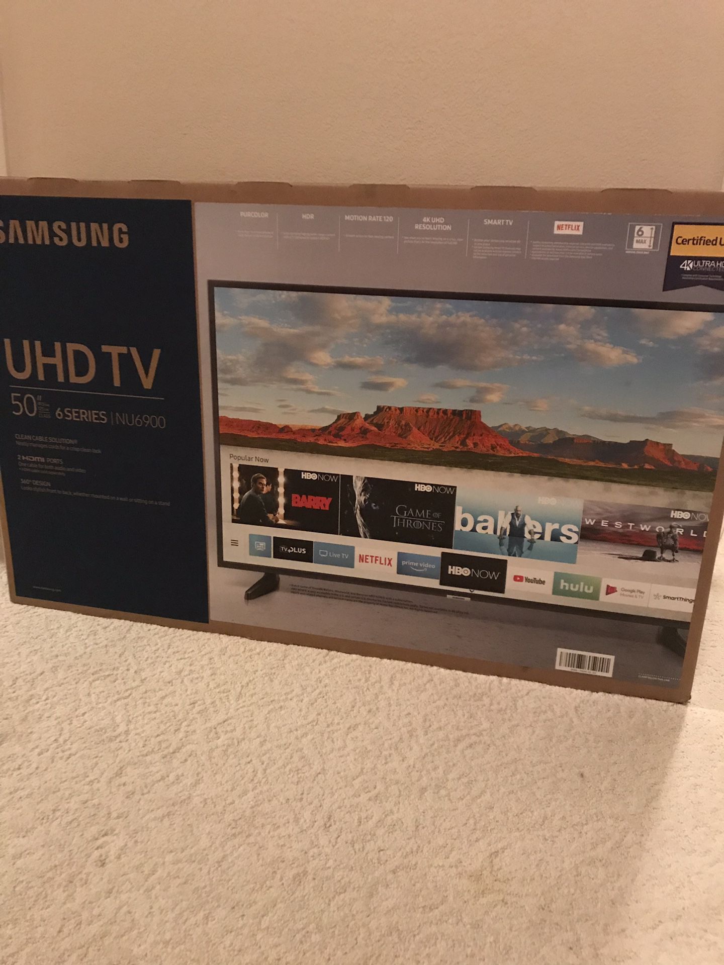50 inch Samsung smart tv