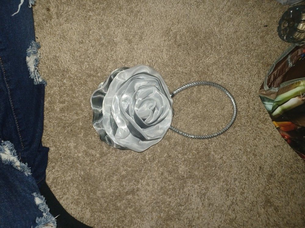 Rose Wristlet Purse