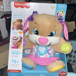 New! Sound, Light, Music Girl Bear