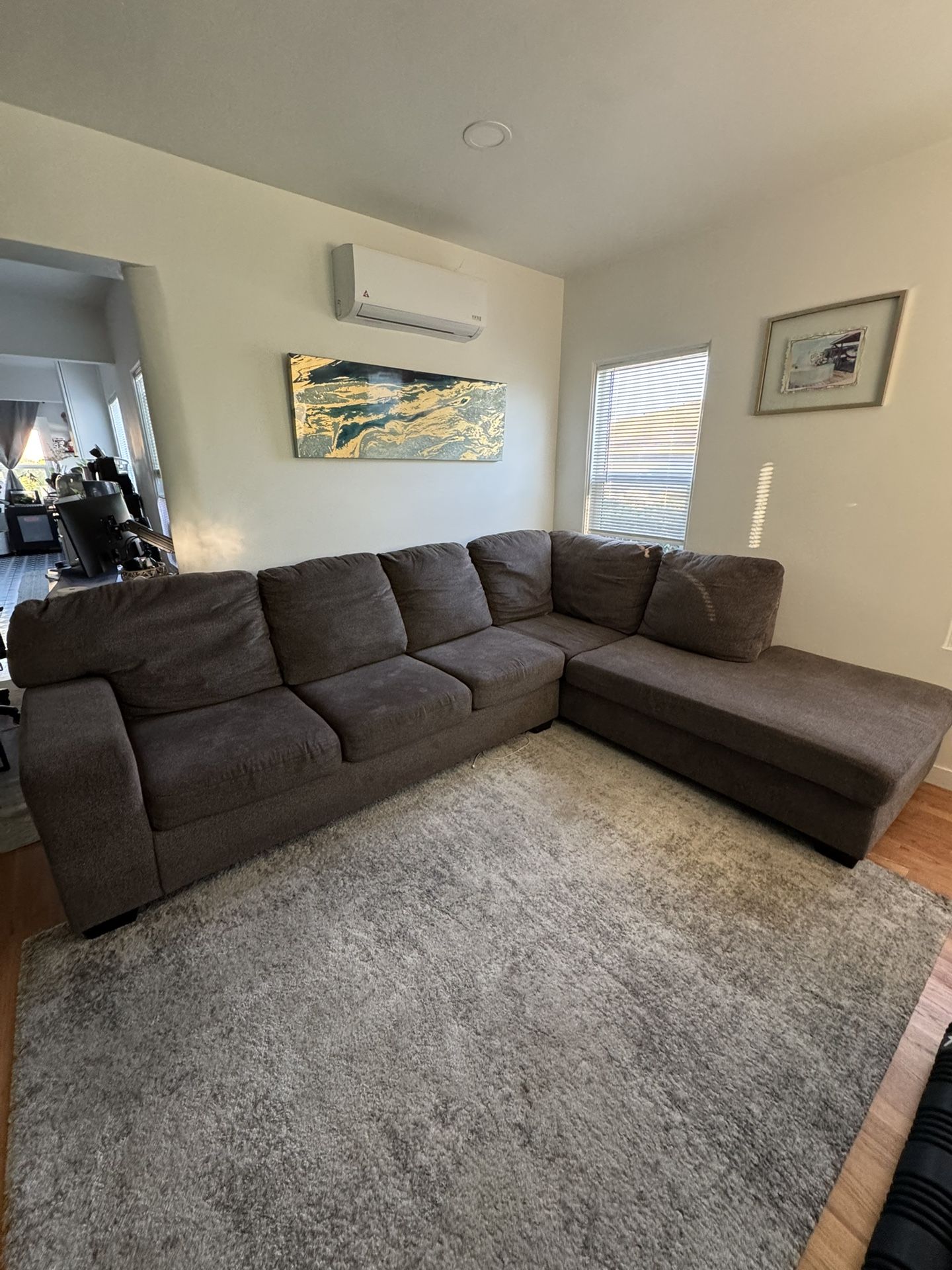 Sectional Couch With Chase