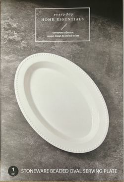 New Oval Serving Plate