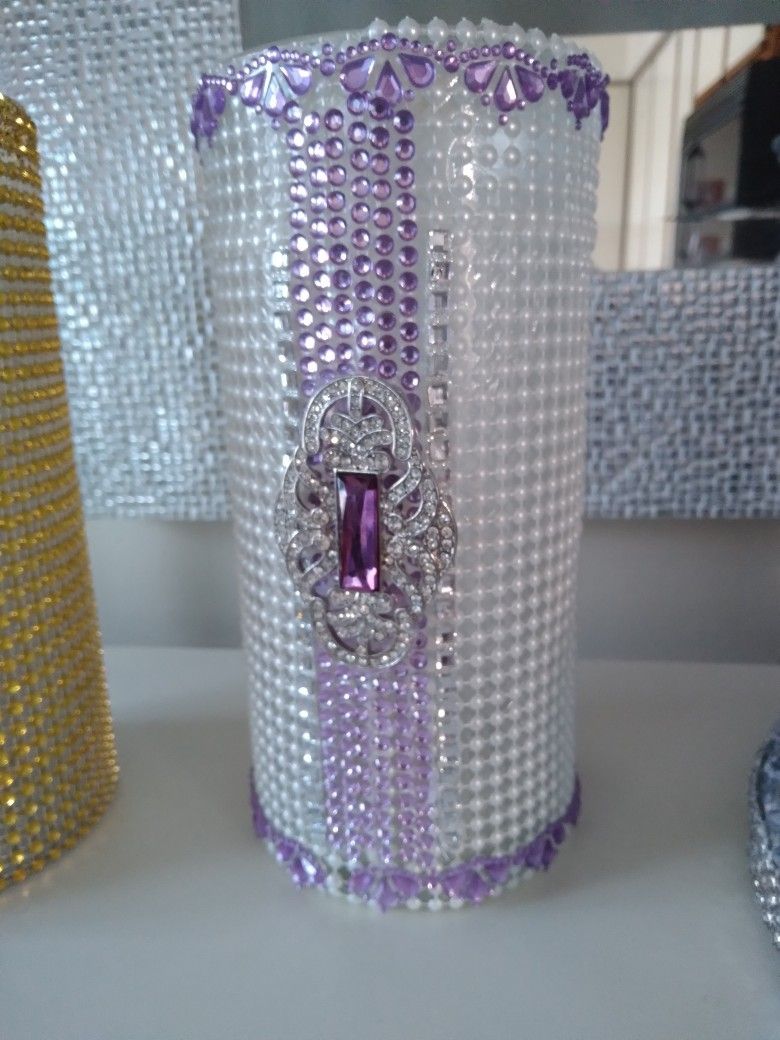 Pearl With Purple Gems