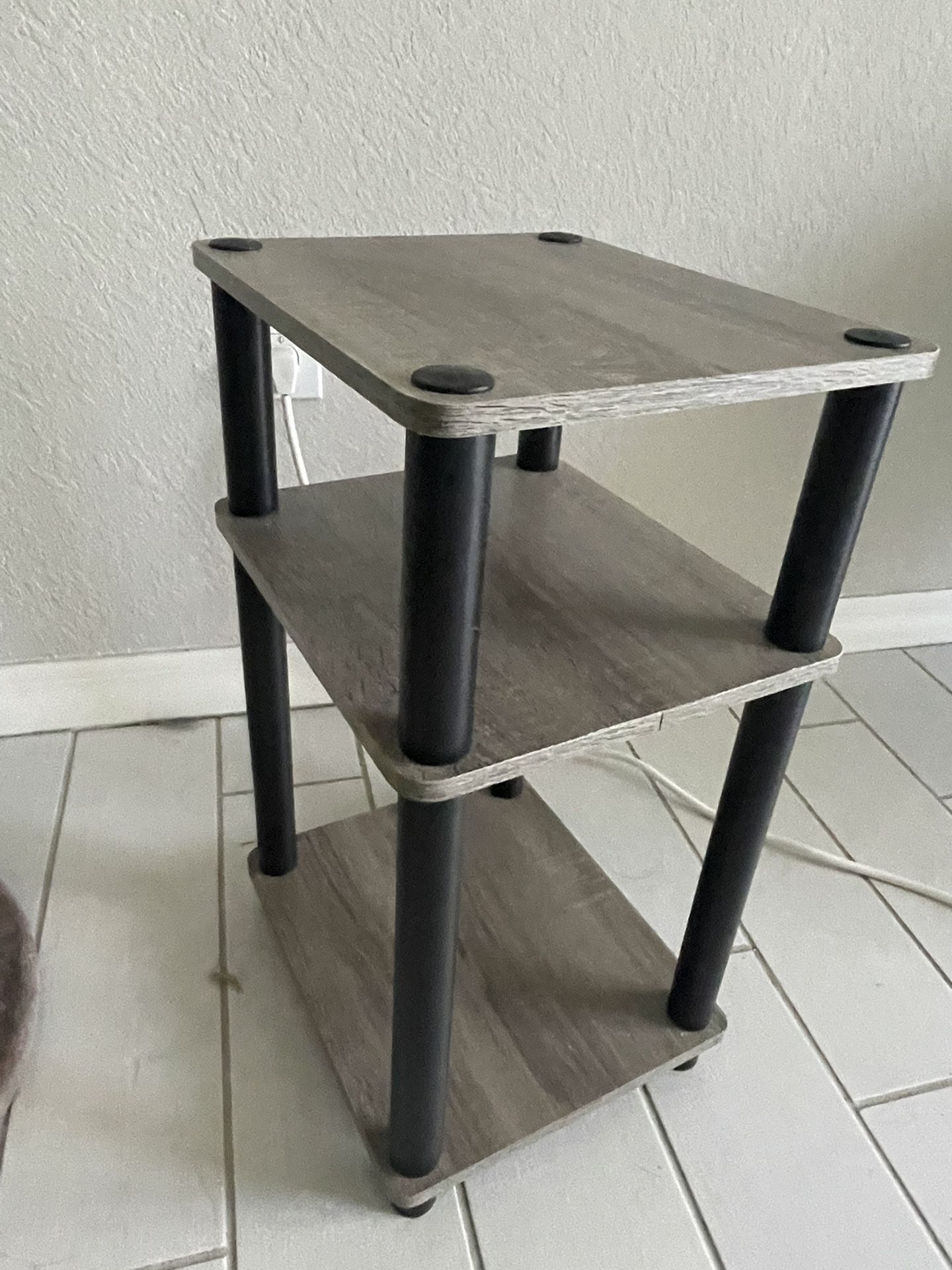 3-Tier Side Shelf / Storage Rack - Great Condition/night Stand