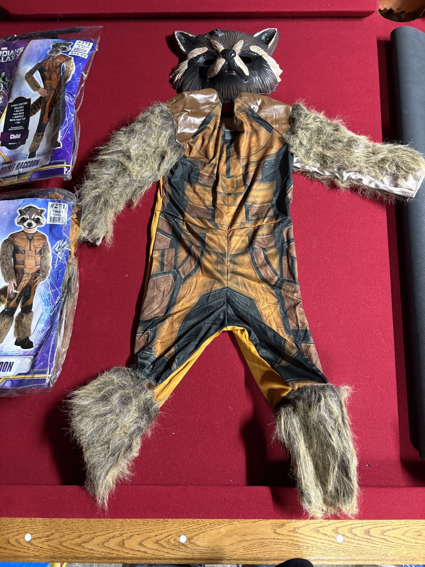 Kids Rocket Raccoon Costume - Medium and Large