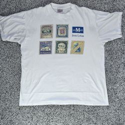 90s vintage postage stamp t-shirt 
