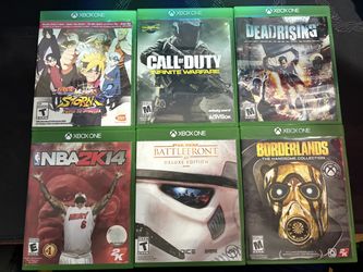 Xbox One Game Lot - Dead Rising, Call of Duty, Borderlands, Battlefront, NBA2K14