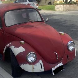 1969 Red Volkswagen Beetle