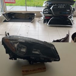 2014 To 2016 Mercedes Benz C Class Headlight Passenger Side Assembly #379 A FH403