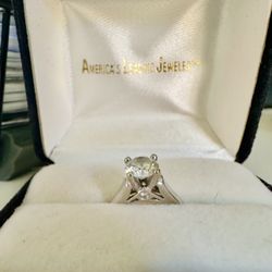 Exquisite Work Of Art, One of A Kind Diamond  1 CT -IF Clarity With 2 Brilliants