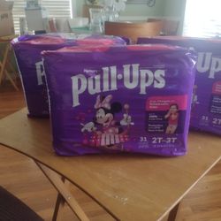 Pull Ups 2T-3T 31 Count (3 Packages)