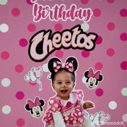 custom Minnie Mouse Chip Bags Party Favors 