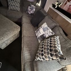 Couch and ottoman