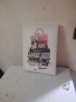 Bookstock Purse Perfume Ink Pink Glam Canvas 