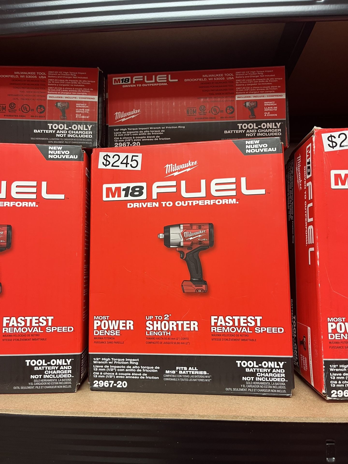 Milwaukee M18 Fuel 1/2 High Torque Impact Driver