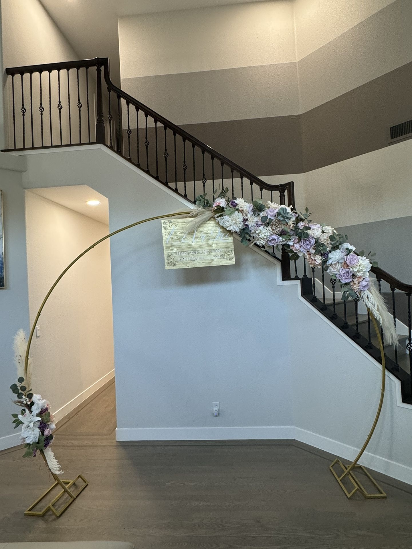 Beautiful Round Floral Arch