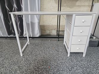 White desk